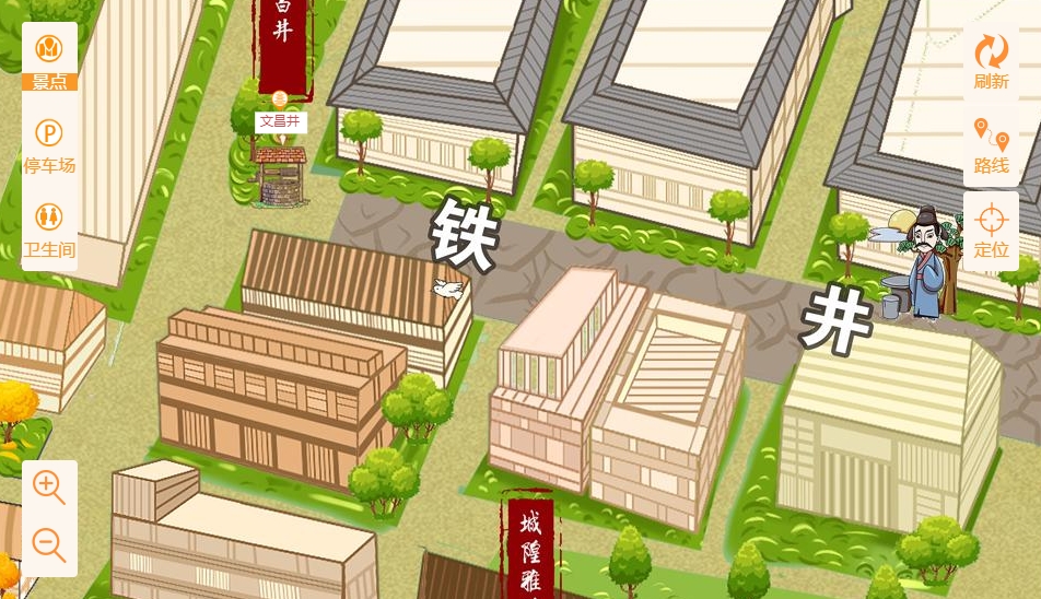 桃城智慧景区：手绘地图与语音导览的完美融合